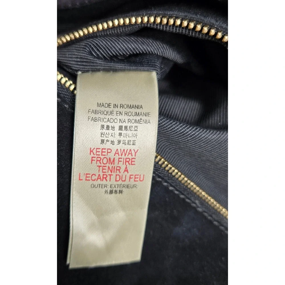 Women's Burberry Black Mildenhall Pebbled Leather Gold Chain Shoulder Bag - Picture 8 of 8